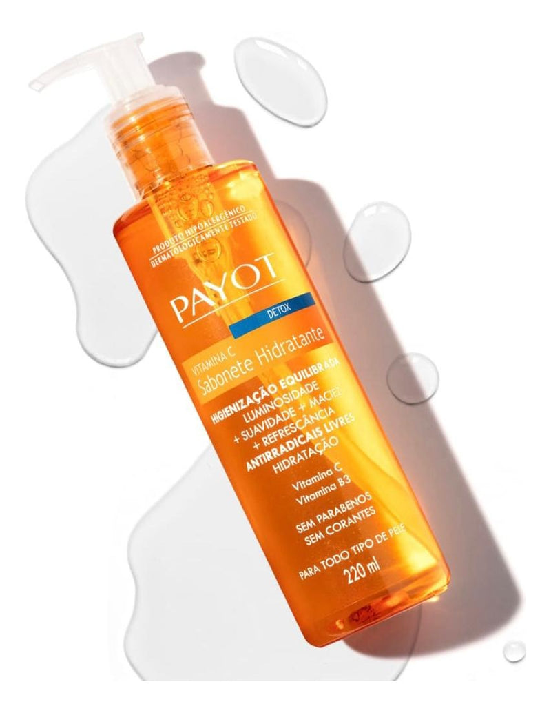 Sabonete Hidratante Facial Detox Vitamina C Payot 220ml+nf