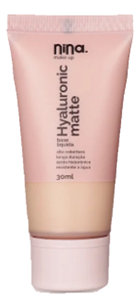 Base Liquida Hyaluronic Matte Nina Make Up
